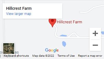 A google map of hillcrest farm